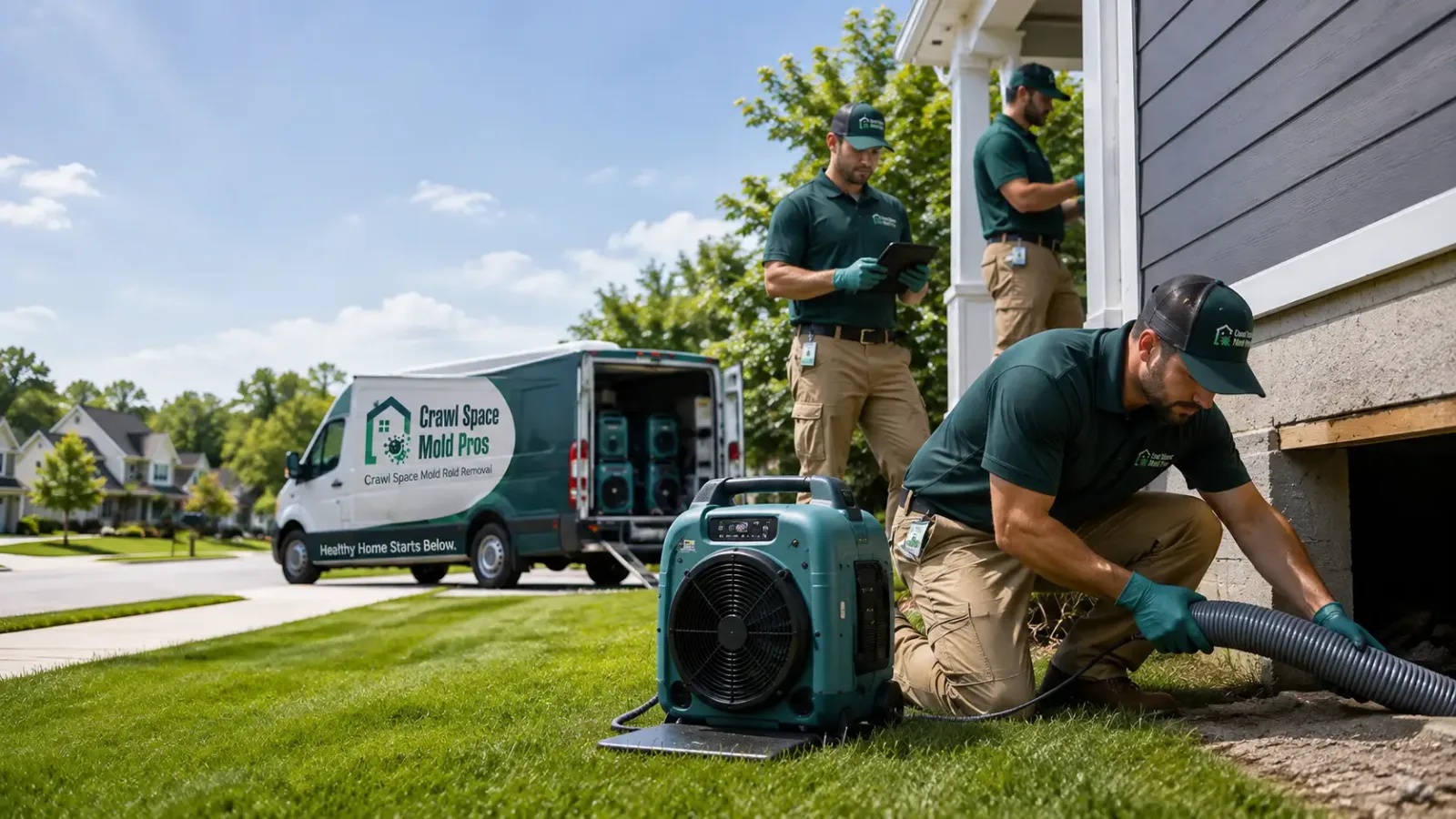 Crawl Space Mold Removal in Clayton, KS